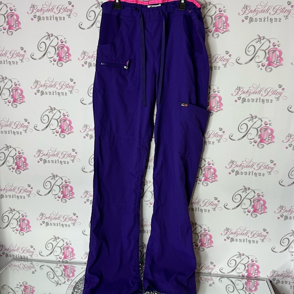 Koi lite pangs scrubs medical esthetics pink Purple Cargo Pants comfy scrub
